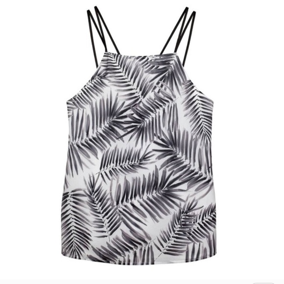 Sam Edelman Tops - Sam Edelman palm print strappy tank top